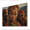 thumbnail image 2 of Designart "Tribes Xhosa African Portrait II" African Tribes Print on Natural Pine Wood, 2 of 5
