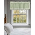 thumbnail image 3 of Valances for Windows Sage Green Abstract Art Rod Pocket Cafe Window Treatments Valance Curtains for Kitchen Bathroom Laundry Basement Windows 60"x18", 3 of 9