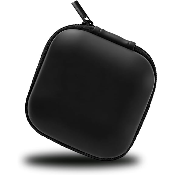 Monuxy Earphone Case, Headphone Earbud Hard Protective Carrying earplug Case Bag for Wired Earphones MP3 Small Items