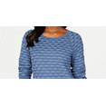 thumbnail image 2 of Karen Scott Women's Textured Sweater Navy Size XX-Large, 2 of 3