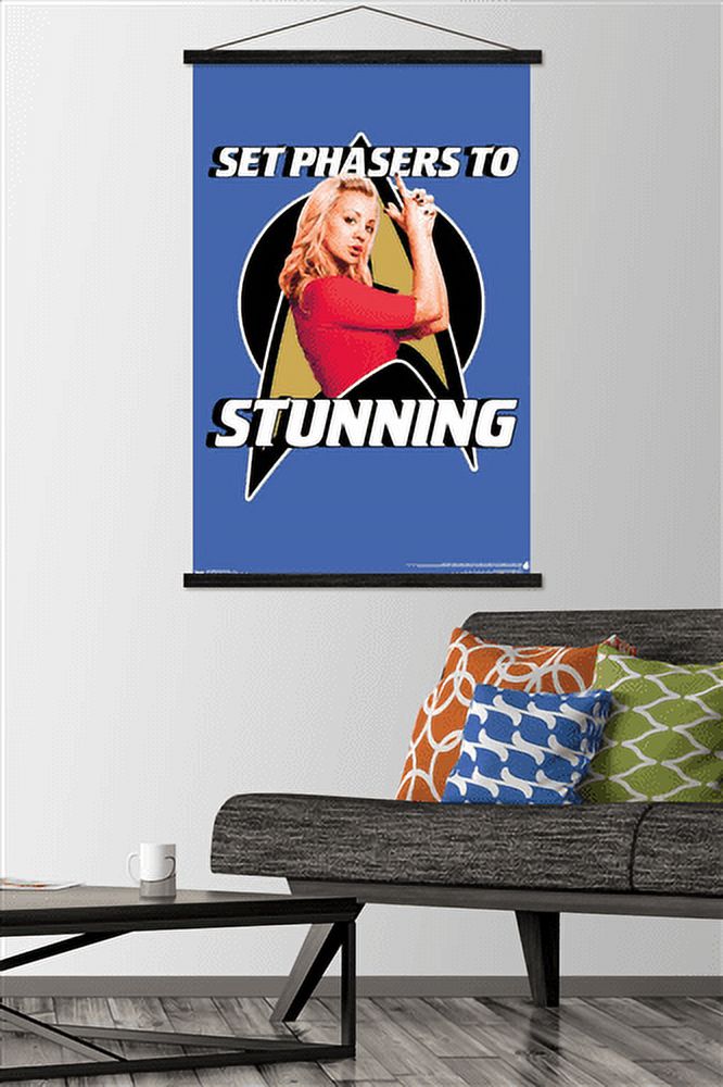 The Big Bang Theory - Penny Wall Poster with Wooden Magnetic Frame, 22.375" x 34"