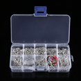 thumbnail image 1 of Jewelry Findings, Jewelry Making Parts, Silver Jewelry Making Assortment Kit For DIY Jewelry Earring Bracelet For Necklace, 1 of 8