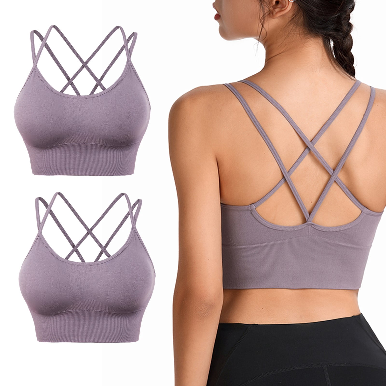 cross back gym top
