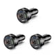 thumbnail image 2 of Speravity de coche USB Dispositivo de teléfono móvil Adaptador de carga rápida Divisor interior RV Camión Gadgets Tabletas Vehículo Negro Type1 NO1 Speravity CBP230536, 2 of 6