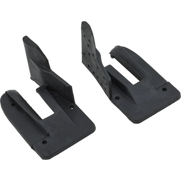 SoffSeal 51132 Rear Quarter Windwo U-Jambs, 68-72 Chevelle