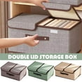 thumbnail image 2 of Non Woven Fabric Storage Box with Classified Storage, Good Sealing, and Space Saving for Small Apartments, 2 of 9