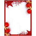 thumbnail image 1 of Letterhead-Christmas, Red Accents 25/Pack, 1 of 1