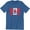 Blue, variant on Made In Canada , Living In United Kingdom Nation Love Men's Tee Shirt
