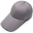 thumbnail image 2 of XINQIHANG Men Women Plain Adjustable Baseball Cap Super Extra Long Bill Hat Strapback, 2 of 3