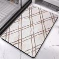 thumbnail image 3 of Premium 20x32 in Bath Rug Runner - Non-Slip, Tribal Style. Soft Luxury Microfiber Bath Mat, Machine-Washable. Ideal for Tub & Shower. Adds a Sophisticated Touch to Your Bathroom Décor, 3 of 5