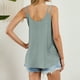thumbnail image 4 of Camiseta sin mangas estampada para mujer: camiseta informal de cuello redondo y corte corto, 4 of 6