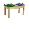 thumbnail image 3 of Time-2-Play Montessori Birch Plywood Blue N Green Lego Blocks Compatible Activity Table for Playroom School, 3 of 5