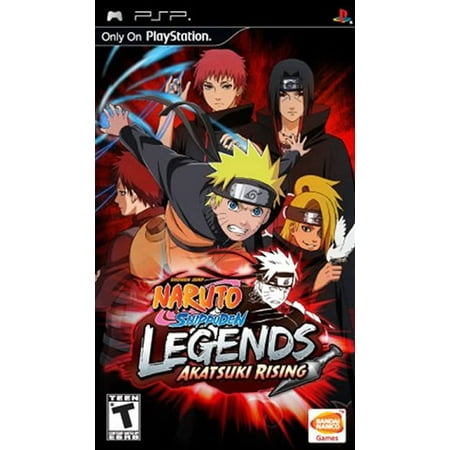 Naruto Shippuden: Legends Akatsuki Rising PSP (Best Naruto Psp Game)