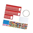 thumbnail image 4 of Abbraccia 50x Rhinestones Storage Bag Resealable Bags Carry Case Small Beads Organizer Red, 4 of 9