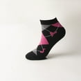 thumbnail image 4 of GDREDA Womens Cancer Awareness Socks Ribbon Soft Sport Sock Bulk Pack Lace Socks Socks for Women Circulation Socks for Women 6 Socks Pack Non Socks Running Women Socks Womens Socks, 4 of 4