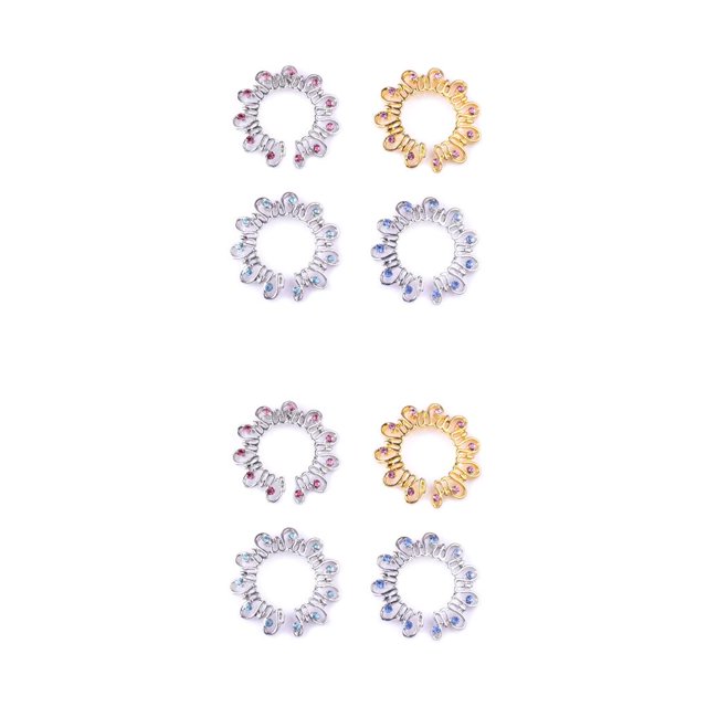 Wweixi Nipples Rings Fashionable Body Ornament Comfortable Convenient Piercing Durable Pedant Jewelries for Dressing Square 4 Pieces 2Set