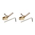 thumbnail image 4 of Thinsony Vintage Brass Violin Making Tool Woodworking Plane Authentic Craftsmanship Gold XXS 2PCS, 4 of 6