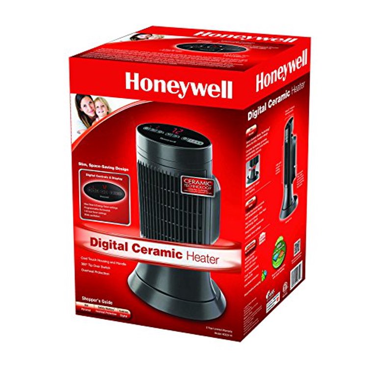 Honeywell HCE311V Digital Ceramic Compact Tower Heater - Walmart.com