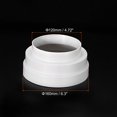 thumbnail image 2 of Unique Bargains Duct Inline Reducer 4.72 - 6.3' Plastic Duct Adapter Increaser Connector for Kitchen Ventilation Systems 2 Pack, 2 of 5