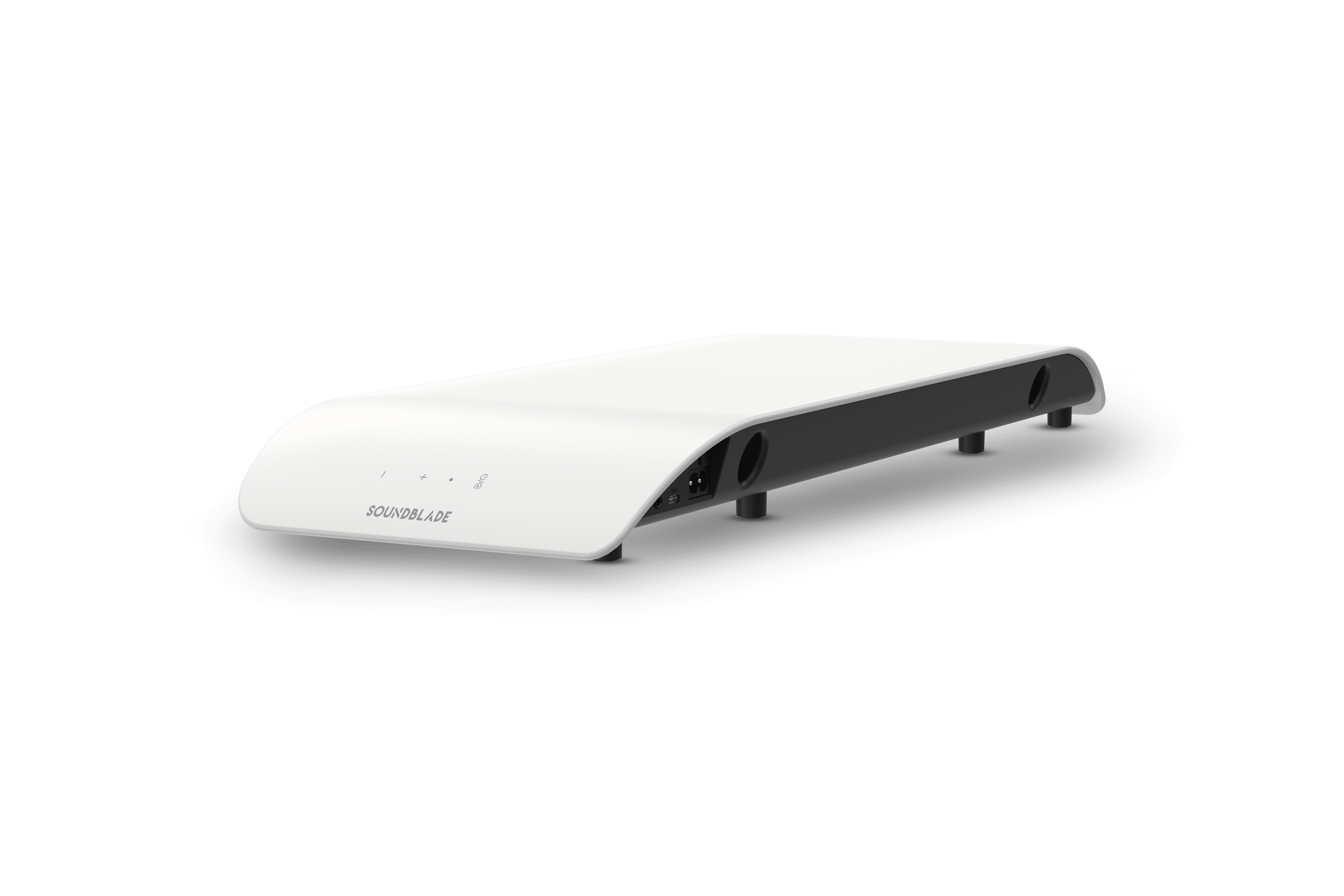 BlueAnt Soundblade - The Under Monitor Soundbar - White