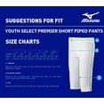 thumbnail image 3 of Mizuno Youth Boy's Premier Short Piped Baseball Pant, 3 of 4