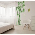 thumbnail image 3 of Pegatinas de pared de pájaros y bambú verde de estilo chino, pegatinas extraíbles para sala de estar y dormitorio Sincero Electrónica, 3 of 5