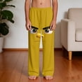 thumbnail image 5 of ATOGUTA Comfy Lounge Pants Boys Funny Graphic Sweatpants Athletic Sports Pants for Kids Size 4T-14, Yellow, 5 of 5