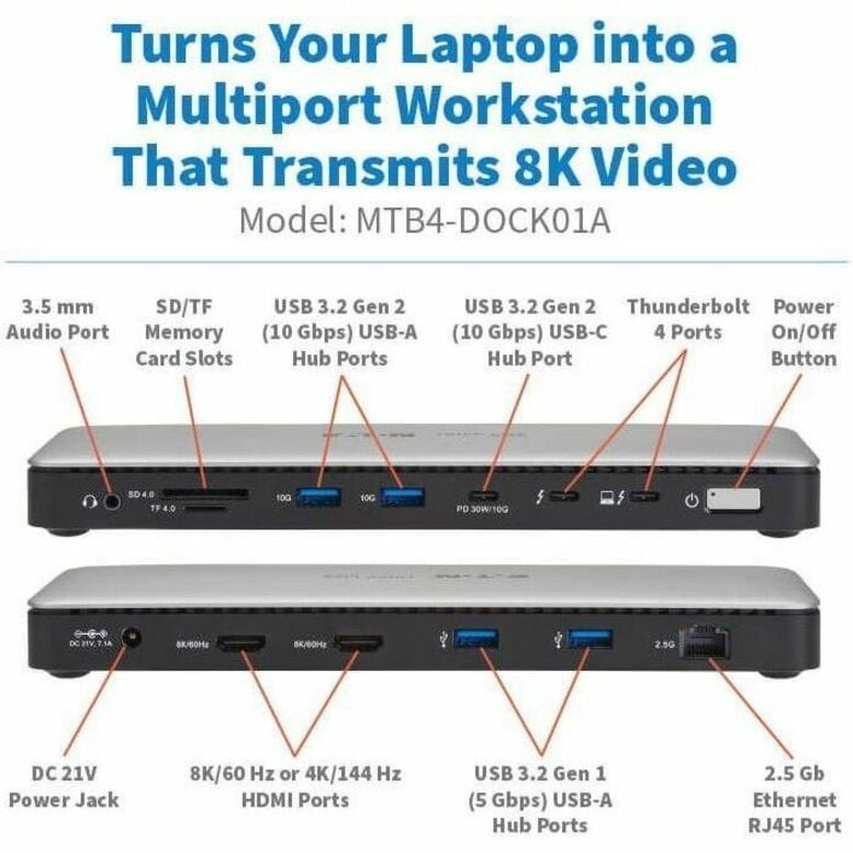 Tripp Lite series MTB4-DOCK01A Docking Station