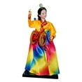 thumbnail image 3 of jifeng Poupée Hanbok Mignonne Statue Kabuki Jouet Unique Miniature Déco Korean Geisha Poupée B, 3 of 8