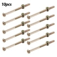 thumbnail image 1 of 10 Pcs Boulons Hexagonaux pour Lit Superposé M6 avec Écrous, 1 of 1