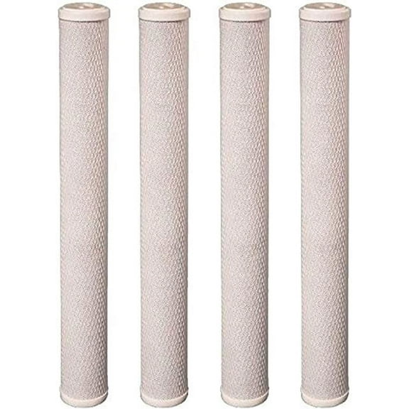 Compatible for iSpring 20"X2.5" Whole House Water Filter CTO Carbon Block - Pack of 4