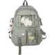 thumbnail image 1 of 2026 Backpack With Cute Duck Bear Plush Accessories Japanese School Bag For Teen Girls Back To School Supplies (green), 1 of 5