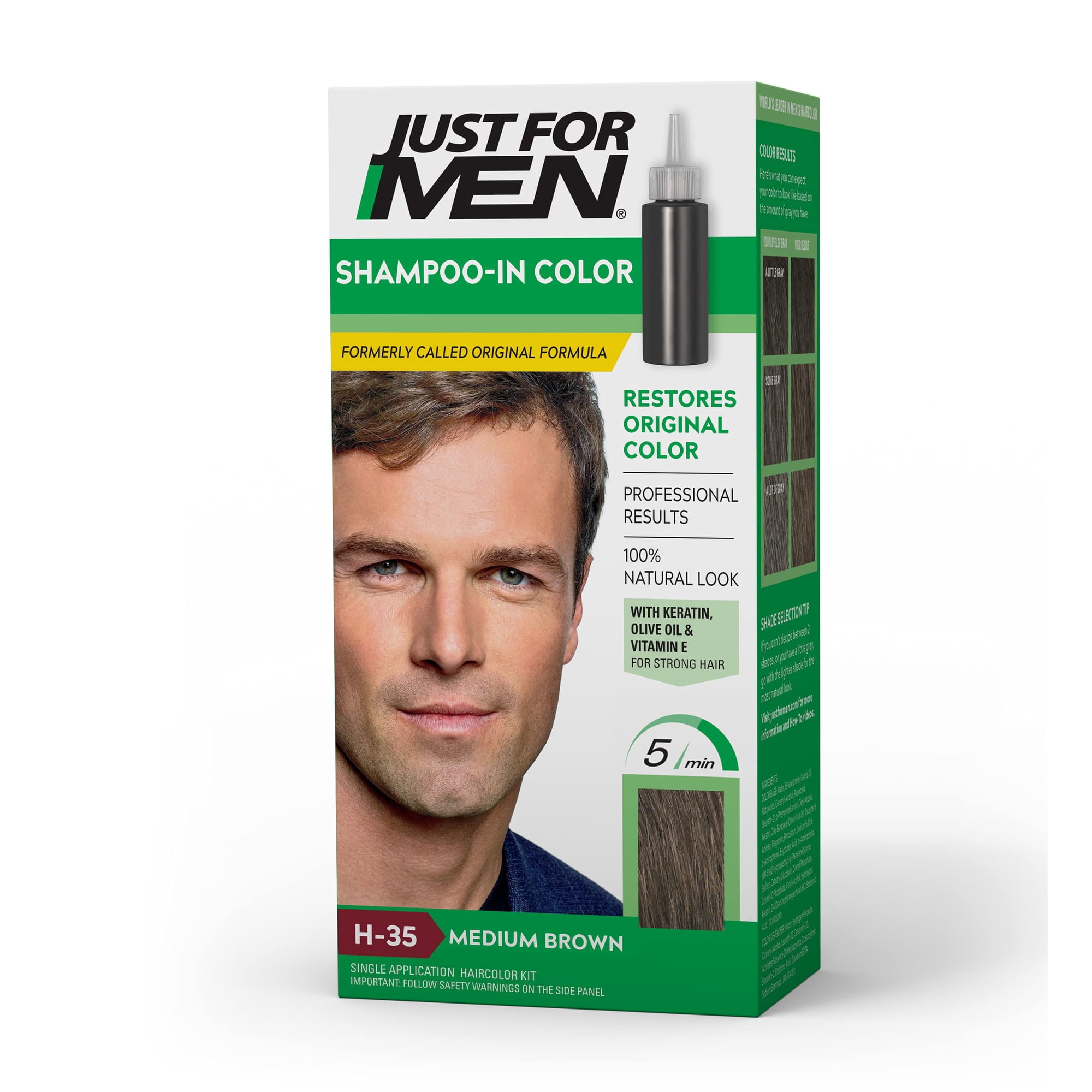 Just For Men Original Formula Hair Color, Medium Brown H-35