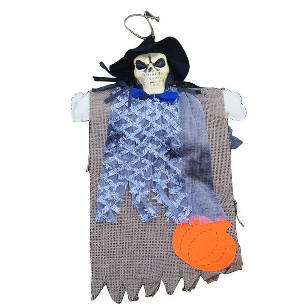 Colgan halloween percha de decoración de halloween gris Fantasma colgante de Halloween