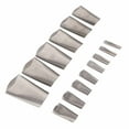 thumbnail image 3 of Caulk Nozzle,20pcs Stainless Steel Caulking Caulk Applicator Caulking Attachment Seamless Integration, 3 of 8