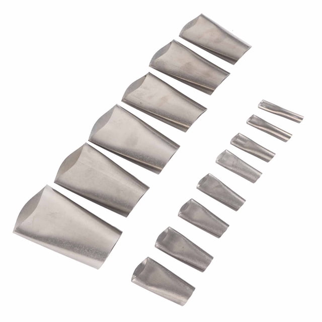 Applicateur de Calfeutrage, 20 Pcs Embout de Calfeutrage en Acier Inoxydable Robuste et Résistant