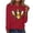 D-Wine, variant on GERsome Women's Casual Long Sleeve Tops Crew Neck Cute Graphic Tunic Tops Pullover
