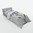 thumbnail image 2 of Ambesonne Flower Bedding Set 3 Pcs, Romantic Summer, Twin, White Violet Green, 2 of 2