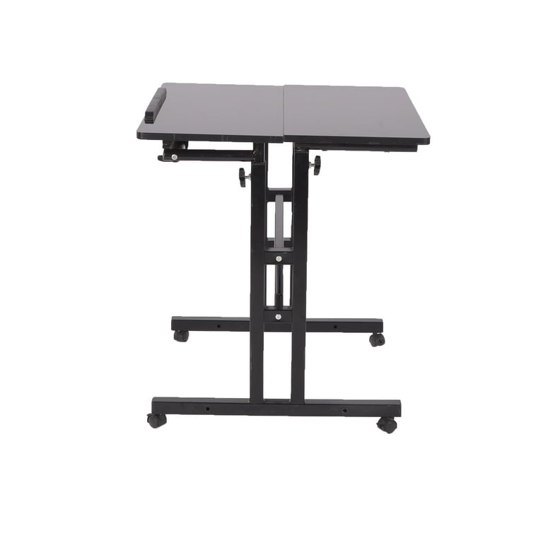 Mind Reader 2 Tier Sit and Stand Desk Black Walmart