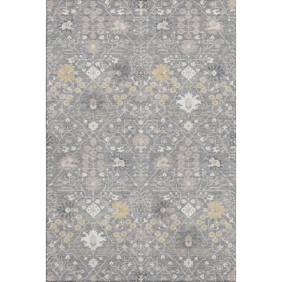 Dalyn Rugs Premium Machine Washable Mayfield AMF1009 Gray 2'6" x 3'10" Rug