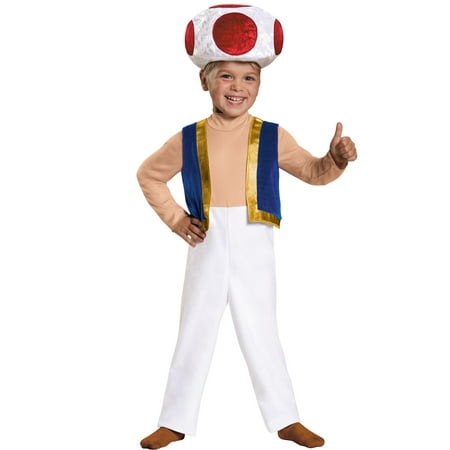 Super Mario Brothers Toad Costume for Toddler