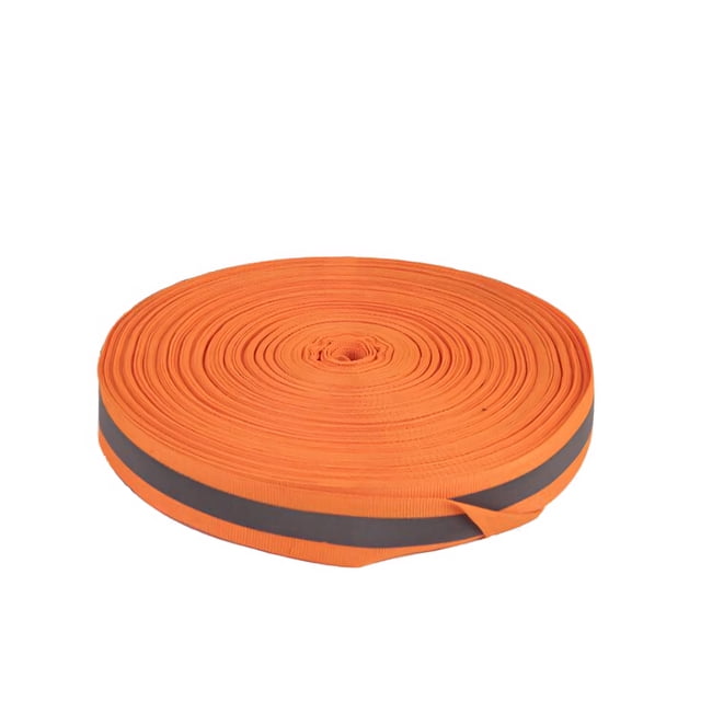 Muka 109 Yards Personal Protective Safety Tape Reflective Ribbon, Neon Orange