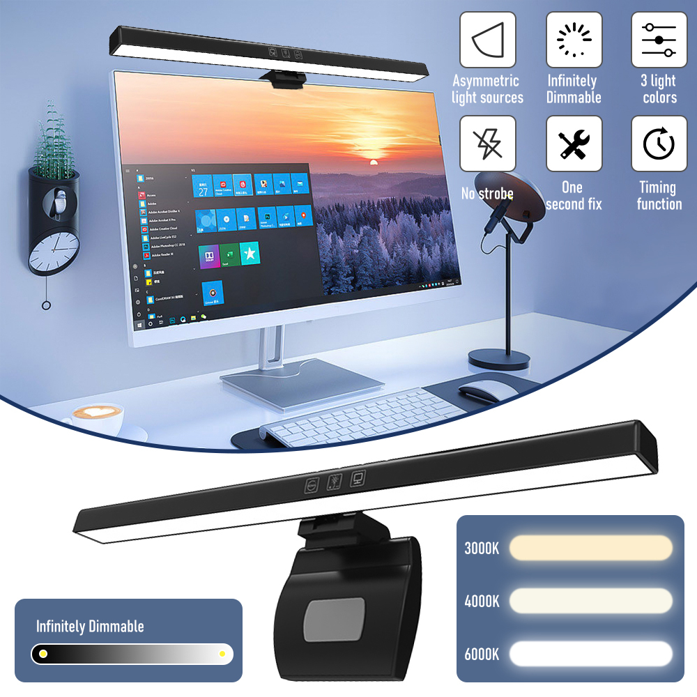 Feoflen Laptop Light for Screen Reading, Portable Computer Screen