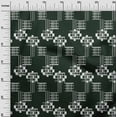 thumbnail image 2 of oneOone Cotton Poplin Fabric Geometric Kasuri Printed Craft Fabric BTY 56 Inch Wide, 2 of 4