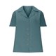 thumbnail image 5 of Tops de encaje para mujer,Camisa de manga corta con cuello en V y botones para mujer, top informal con estampado liso, mezcla de poliéster y elastano, largo regular para uso diario, sopatenor, 5 of 8
