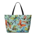 thumbnail image 2 of Balery Retro Seamless Flying Butterflies Beach Travel Bag - Water-Resistant, Large Capacity Lightweight Tote with 7 Pockets for Women and Men - Perfect for Beach, Pool, Gym, and Travel, 2 of 7