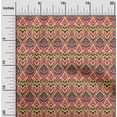 thumbnail image 1 of oneOone Cotton Cambric Fabric Diamond & Swirl Ikat Print Sewing Fabric BTY 56 Inch Wide, 1 of 4
