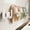 White, variant on Shoe Rack No Hole Hook Design, Non Marking Space Saving Organizer for Closet Door, Easy Install Shoe Storage Solution for Entryway Hallway