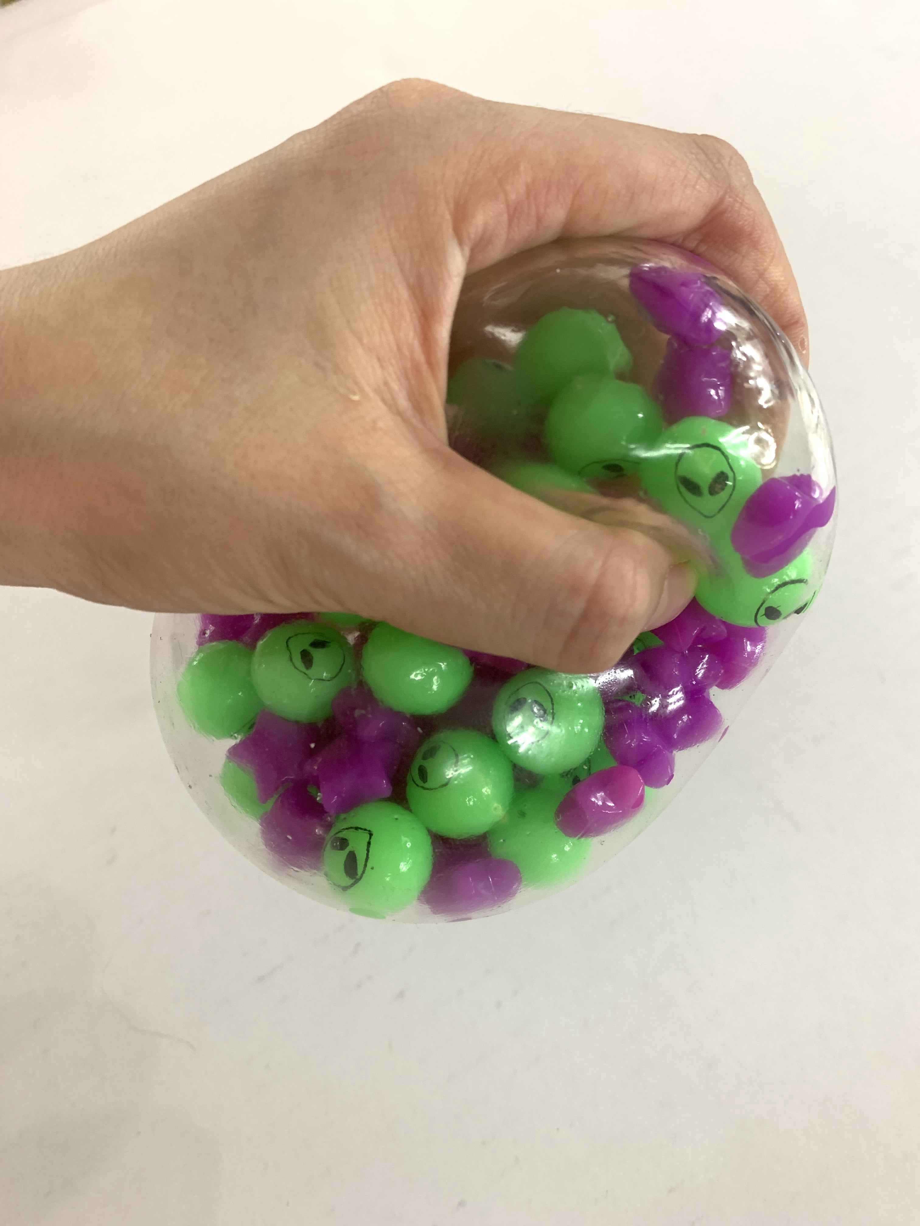 JennZ 4in Galaxy Glow in the Dark DNA Ball