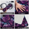 thumbnail image 4 of Fotbe Extra Durable Door Mat - Dirt Trapping Outdoor Welcome Mats - Non-Slip Outdoor Door Mats - Low Profile Front Door Mat - Indoor (16" x 24", Purple Butterfly ), 4 of 9